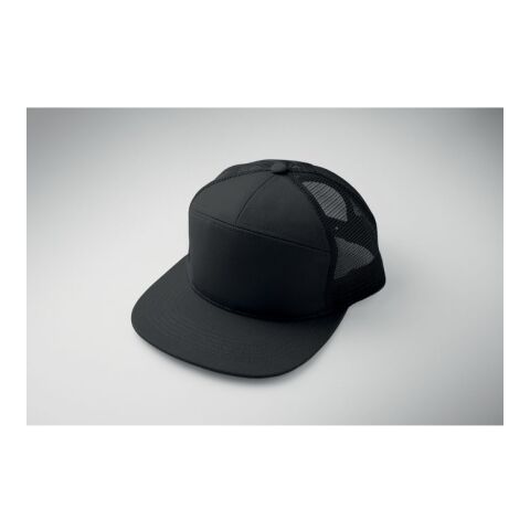 Casquette visière plate 7 pans noir | sans marquage | non disponible | non disponible | non disponible