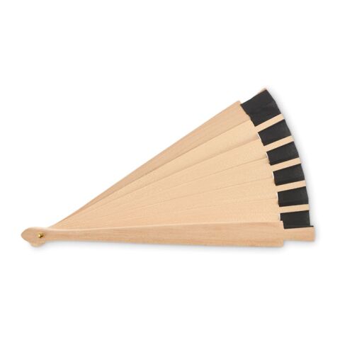 Éventail en bois noir | sans marquage | non disponible | non disponible