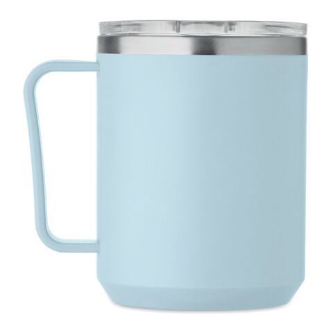 Mug double paroi 400ml bleu ciel | sans marquage | non disponible | non disponible