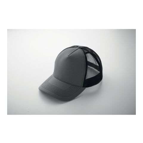 Casquette trucker à 5 panneaux gris foncé