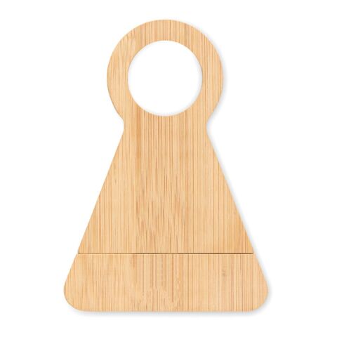 Support décapsuleur en bambou bois