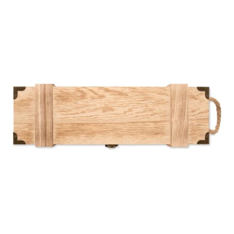 Coffret à vin en paulownia bois