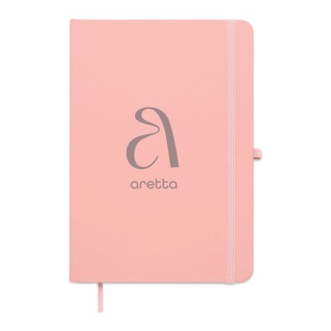 Carnet A5 en PU recyclé rose