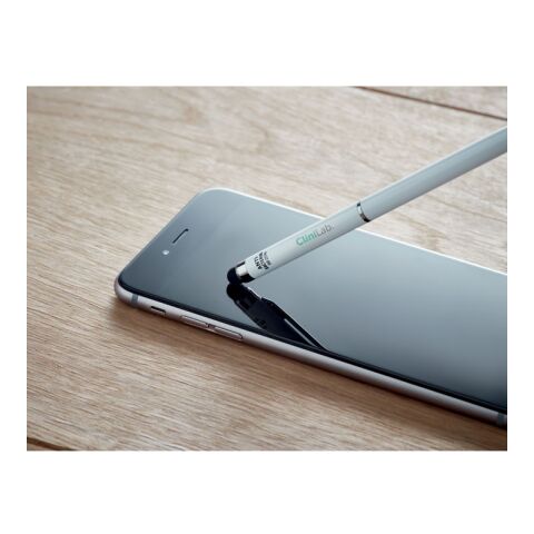 Stylo stylet antibactérien blanc | sans marquage | non disponible | non disponible