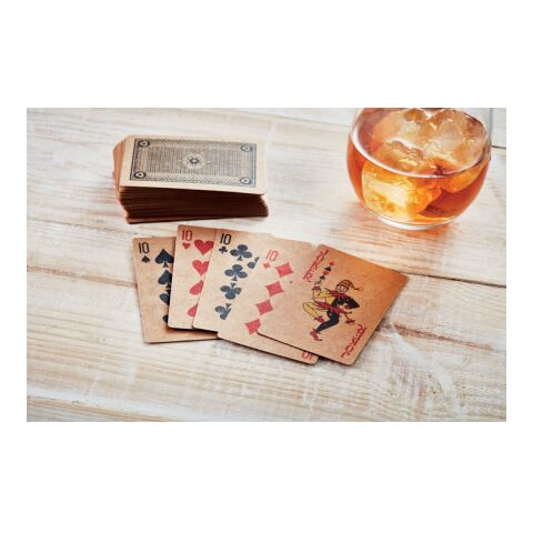 Cartes à jouer papier recyclé beige | sans marquage | non disponible | non disponible | non disponible