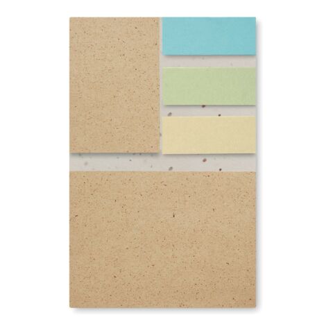 Bloc post-it avec couverture à planter blanc | sans marquage | non disponible | non disponible