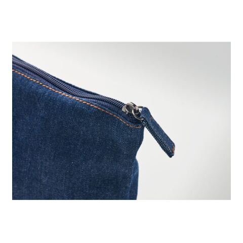 Trousse en denim recyclé bleu | sans marquage | non disponible | non disponible | non disponible
