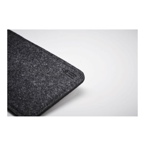 Etui à lunettes en feutre RPET gris foncé | sans marquage | non disponible | non disponible | non disponible