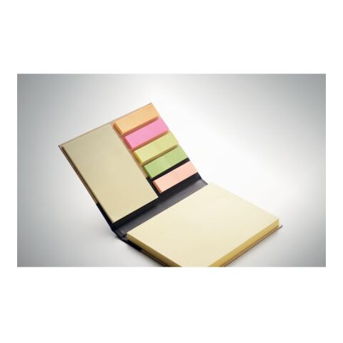 Notes adhésives housse en bambou noir | sans marquage | non disponible | non disponible | non disponible