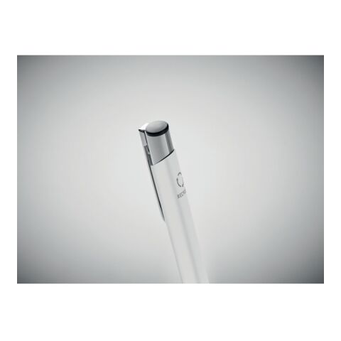 Stylo à bille en alu recyclé 'Dona' blanc | sans marquage | non disponible | non disponible