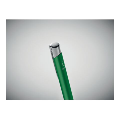 Stylo à bille en alu recyclé 'Dona' vert | sans marquage | non disponible | non disponible