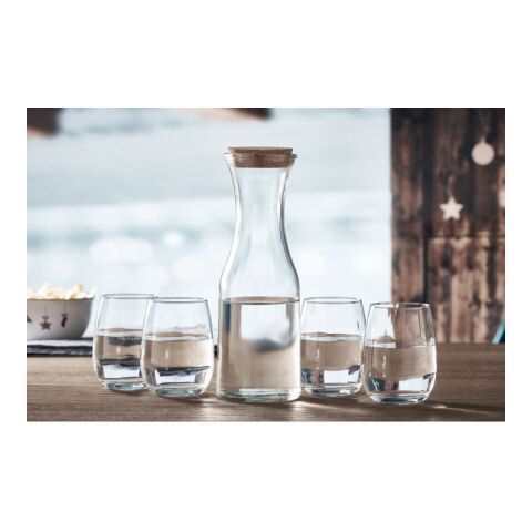 Carafe en verre recyclé 1L transparent | sans marquage | non disponible | non disponible