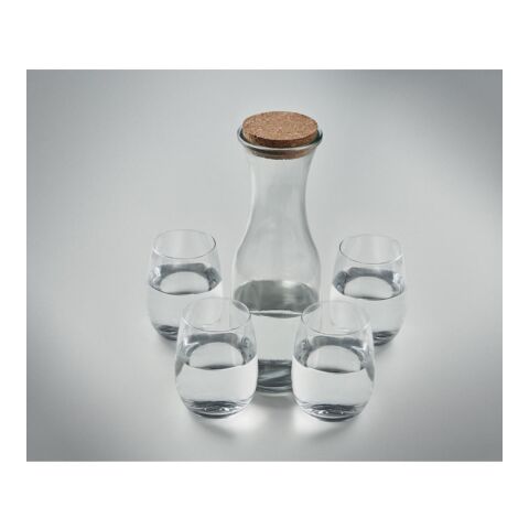 Set de boisson en verre recyclé transparent | sans marquage | non disponible | non disponible