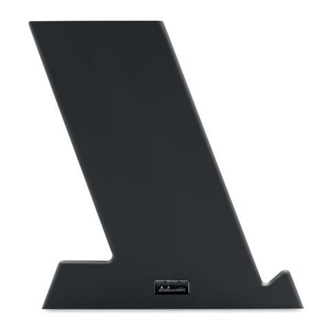 Chargeur sans fil 10W en ABS noir | sans marquage | non disponible | non disponible