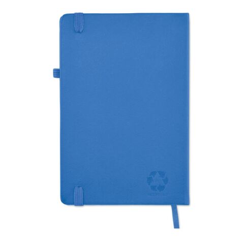 Recycled PU A5 lined notebook bleu royal | sans marquage | non disponible | non disponible | non disponible