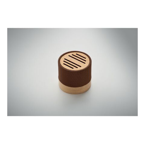 Bamboo RPET wireless speaker Chocolat | sans marquage | non disponible | non disponible | non disponible