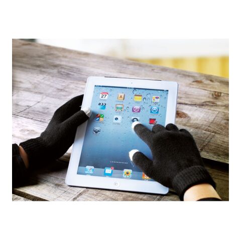 Gants tactiles smartphones noir | sans marquage | non disponible | non disponible | non disponible