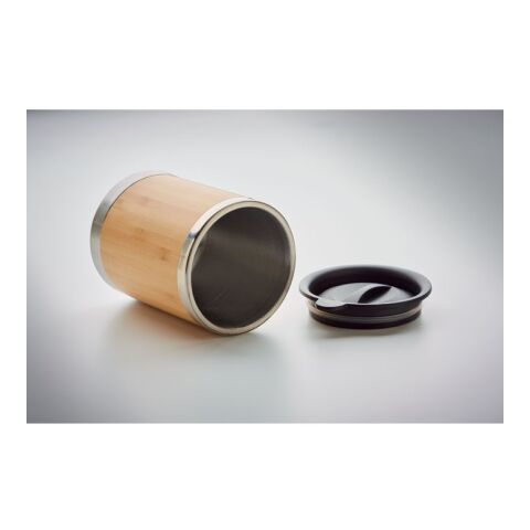 Gobelet acier inoxydable 250ml bois | sans marquage | non disponible | non disponible | non disponible