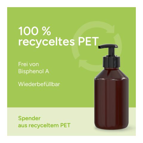 Distributeur 250 ml - Savon Liquide Gingembre-Citron Vert - Body Label Brun | sans marquage