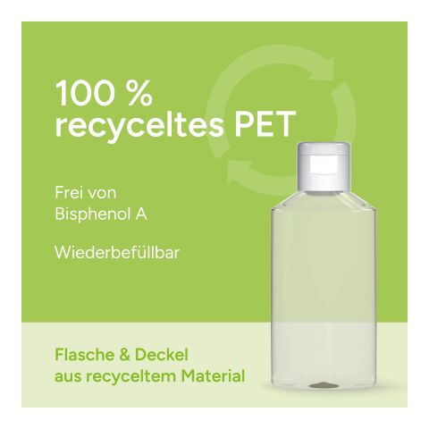 Bouteille de 50 ml - Gel pour le nettoyage des mains - Body Label Transparent | sans marquage