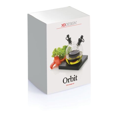 Set huile et vinaigre Orbit noir | sans marquage | non disponible | non disponible