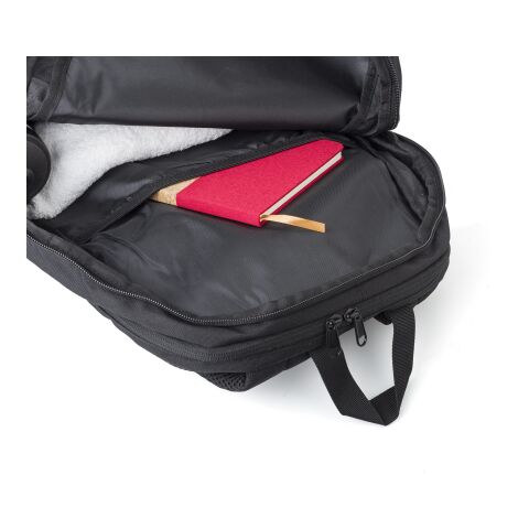 Sac à dos multifonctions en polyester Rpet Sebastian noir | sans marquage | non disponible | non disponible