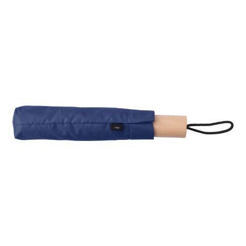 Parapluie pliable en polyester Brooklyn bleu | sans marquage | non disponible | non disponible