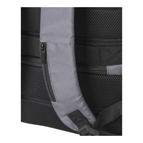 Sac à dos porte-ordinateur en polyester rPET Calliope noir | sans marquage | non disponible | non disponible