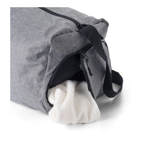 Sac de sport pliable en polyester 300D Corwin gris | sans marquage | non disponible | non disponible