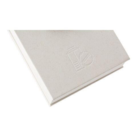 Bloc-notes en carton recyclé Thalassa blanc cassé | sans marquage | non disponible | non disponible