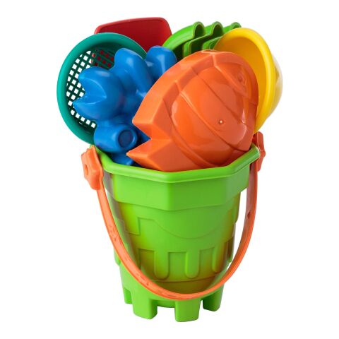 Seau de plage en PP Matheo multicolore | sans marquage | non disponible | non disponible