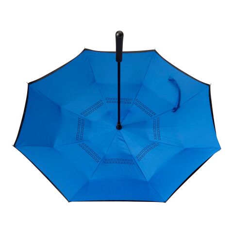 Parapluie réversible en soie pongée rouge | sans marquage | non disponible | non disponible