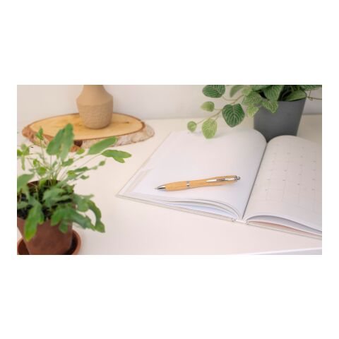 Stylo bille en bambou marron | sans marquage | non disponible | non disponible