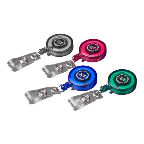 Porte-badge avec clip métal. noir | sans marquage | non disponible | non disponible