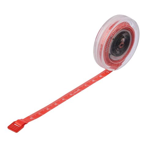 Mètre ruban rétractable en plastique Théo blanc | sans marquage | non disponible | non disponible