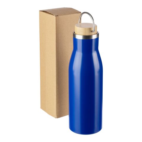 Bouteille de 500 ml en acier inoxydable recyclé Aline bleu | sans marquage | non disponible | non disponible