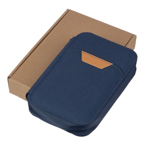 Pochette de voyage en rPET Susanne bleu | sans marquage | non disponible | non disponible