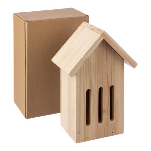 Hôtel à papillons en bois de pin Anita marron | sans marquage | non disponible | non disponible