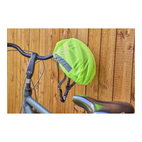 Couvre-casque réfléchissant de vélo en polyester Horst jaune | sans marquage | non disponible | non disponible