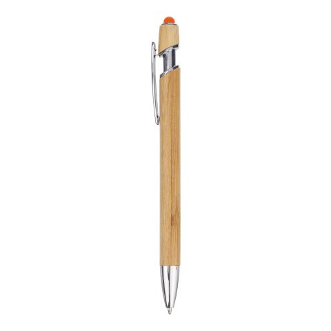 Stylo bille en bambou et plastique Deanna orange | sans marquage | non disponible | non disponible