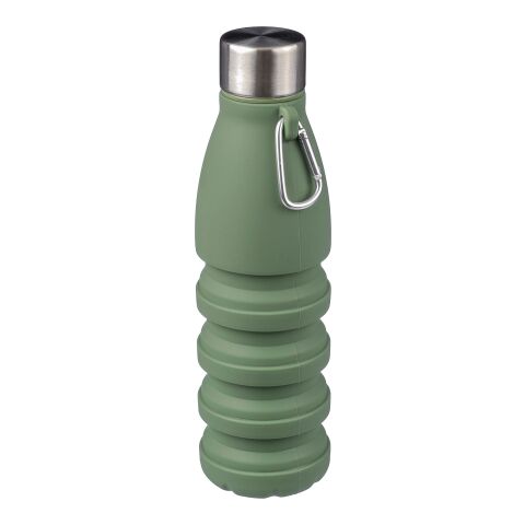 Gourde pliable de 550 ml en silicone Erin gris | sans marquage | non disponible | non disponible