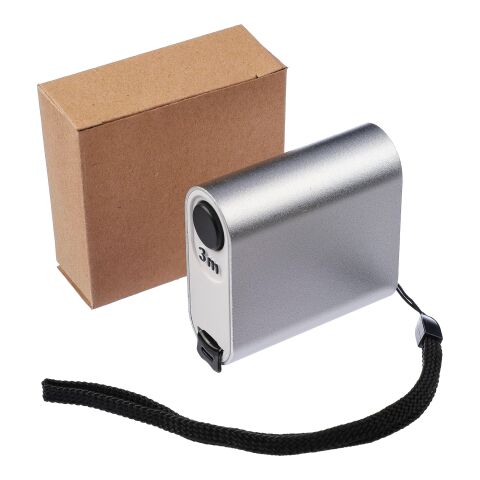 Mètre-ruban de 3 m en aluminium Frances argent | sans marquage | non disponible | non disponible