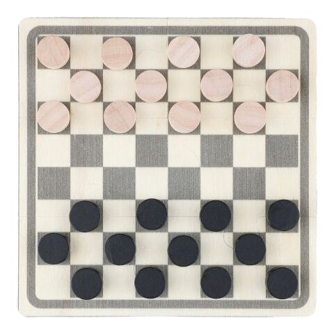Jeu d&#039;échecs et de dames en bois Hank marron | sans marquage | non disponible | non disponible