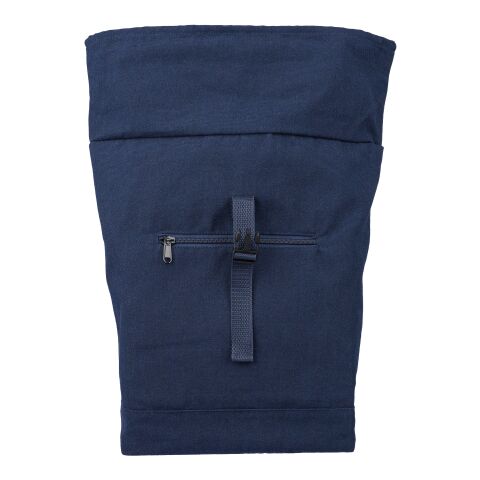 Sac à dos porte-ordinateur en polycoton 330 g/m2 Thaddeux bleu | sans marquage | non disponible | non disponible