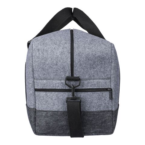 Sac de sport rPET en feutre Corliss gris foncé | sans marquage | non disponible | non disponible