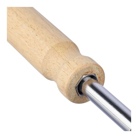 Set de destornilladores de madera de caucho Leni marron | sans marquage | non disponible | non disponible