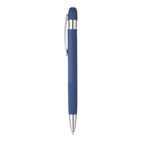 Set de cuaderno de PU reciclado (A5) y bolígrafo Tarek bleu