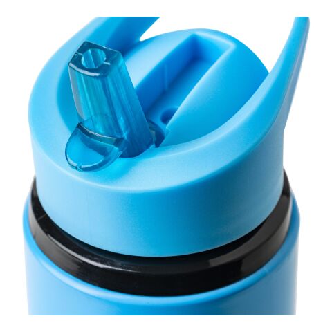 Gourde de 500 ml en acier inoxydable recyclé Zeno bleu | sans marquage | non disponible | non disponible