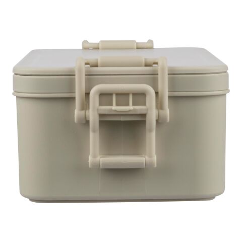 Lunch box double compartiments en PP Siena noir | sans marquage