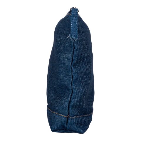 Trousse de maquillage en denim recyclé Orin bleu | sans marquage